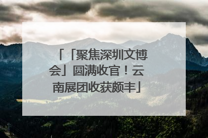「聚焦深圳文博会」圆满收官！云南展团收获颇丰