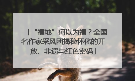 “福地”何以为福？全国名作家采风团揭秘怀化的开放、非遗与红色密码