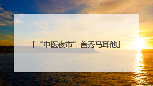“中医夜市”首秀马耳他