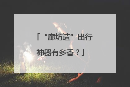 “廊坊造”出行神器有多香？
