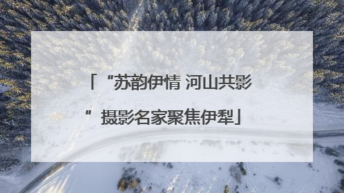 “苏韵伊情 河山共影”摄影名家聚焦伊犁