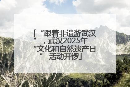 “跟着非遗游武汉”，武汉2025年“文化和自然遗产日” 活动开锣