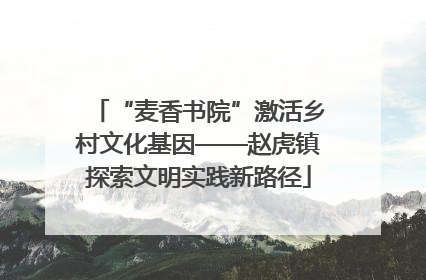 “麦香书院”激活乡村文化基因——赵虎镇探索文明实践新路径