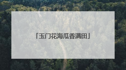 玉门花海瓜香满田