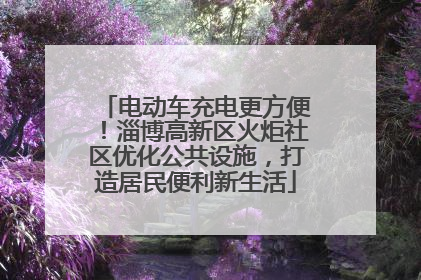 电动车充电更方便！淄博高新区火炬社区优化公共设施，打造居民便利新生活