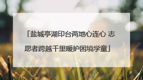 盐城亭湖印台两地心连心 志愿者跨越千里暖护困境学童