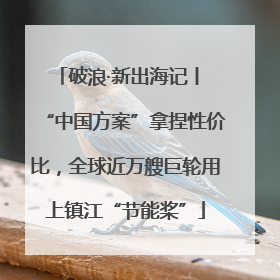 破浪·新出海记丨 “中国方案”拿捏性价比，全球近万艘巨轮用上镇江“节能桨”