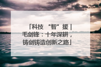 科技 “智”援｜毛剑锋：十年深耕，铸剑铸造创新之路