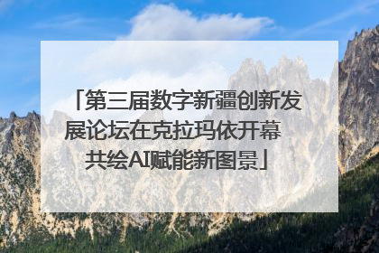 第三届数字新疆创新发展论坛在克拉玛依开幕 共绘AI赋能新图景