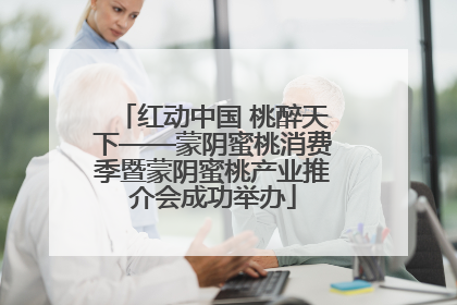 红动中国 桃醉天下——蒙阴蜜桃消费季暨蒙阴蜜桃产业推介会成功举办