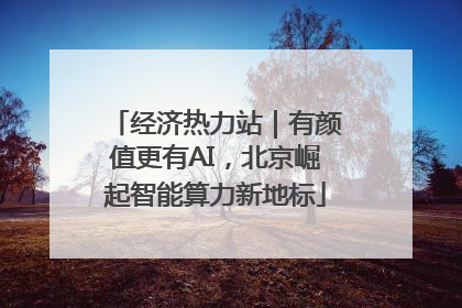 经济热力站｜有颜值更有AI，北京崛起智能算力新地标