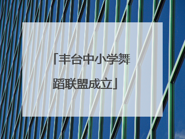 丰台中小学舞蹈联盟成立