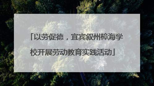 以劳促德，宜宾叙州樟海学校开展劳动教育实践活动