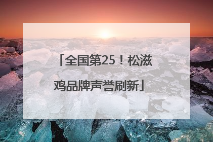 全国第25！松滋鸡品牌声誉刷新