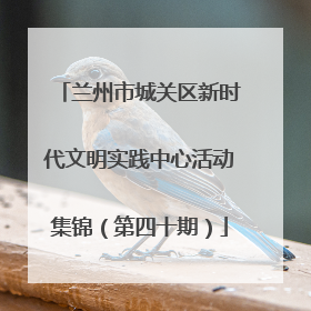 兰州市城关区新时代文明实践中心活动集锦（第四十期）