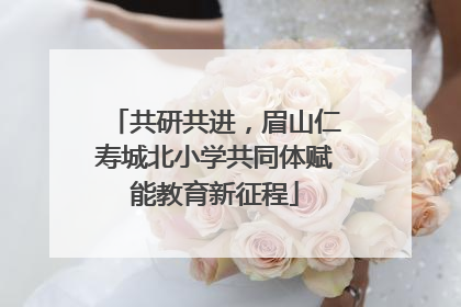 共研共进，眉山仁寿城北小学共同体赋能教育新征程