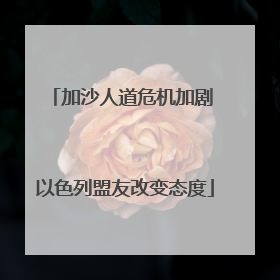 加沙人道危机加剧 以色列盟友改变态度
