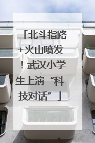 北斗指路+火山喷发！武汉小学生上演“科技对话”