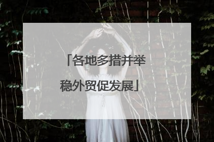 各地多措并举稳外贸促发展