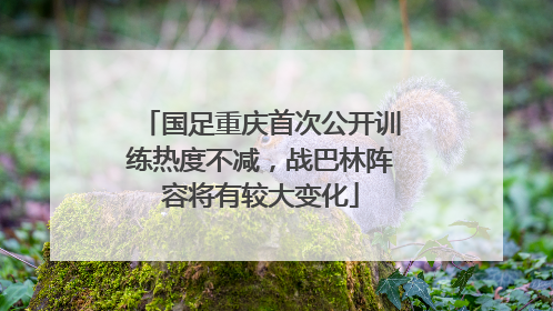 国足重庆首次公开训练热度不减，战巴林阵容将有较大变化