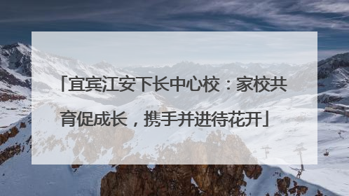 宜宾江安下长中心校：家校共育促成长，携手并进待花开