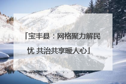 宝丰县：网格聚力解民忧 共治共享暖人心