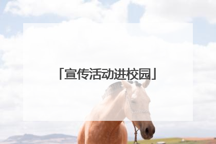 宣传活动进校园