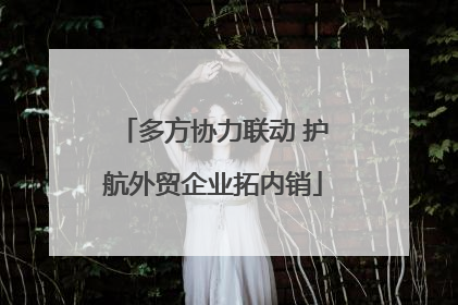 多方协力联动 护航外贸企业拓内销