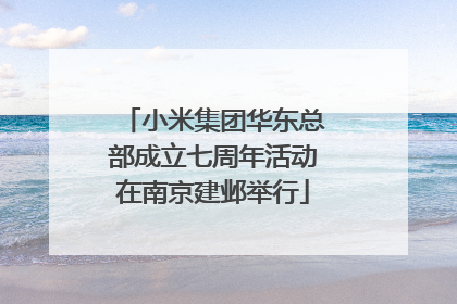 小米集团华东总部成立七周年活动在南京建邺举行