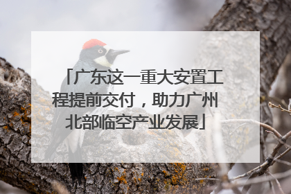 广东这一重大安置工程提前交付，助力广州北部临空产业发展