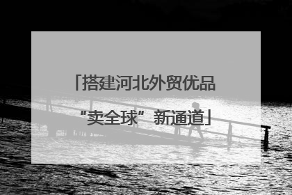 搭建河北外贸优品“卖全球”新通道