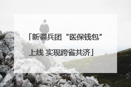 新疆兵团“医保钱包”上线 实现跨省共济