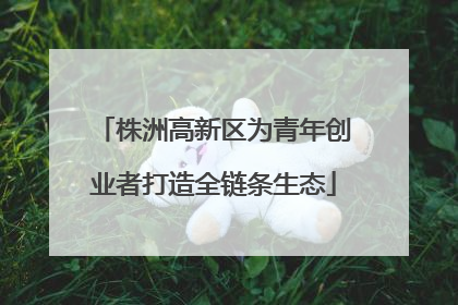 株洲高新区为青年创业者打造全链条生态