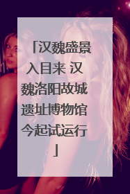汉魏盛景入目来 汉魏洛阳故城遗址博物馆今起试运行