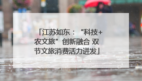 江苏如东：“科技+农文旅”创新融合 双节文旅消费活力迸发