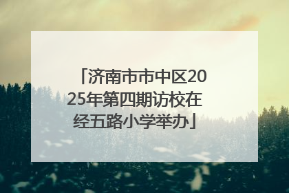 济南市市中区2025年第四期访校在经五路小学举办