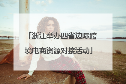 浙江举办四省边际跨境电商资源对接活动