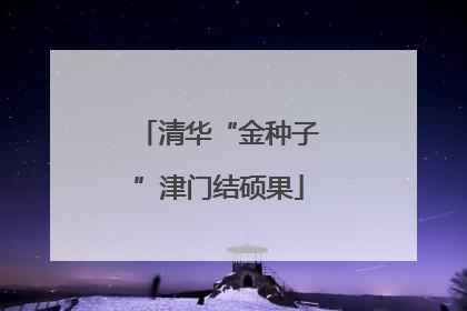 清华“金种子”津门结硕果