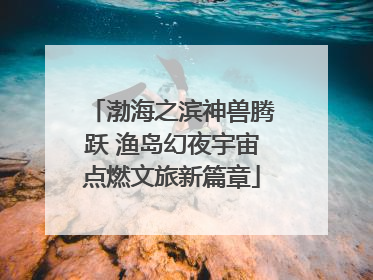 渤海之滨神兽腾跃 渔岛幻夜宇宙点燃文旅新篇章