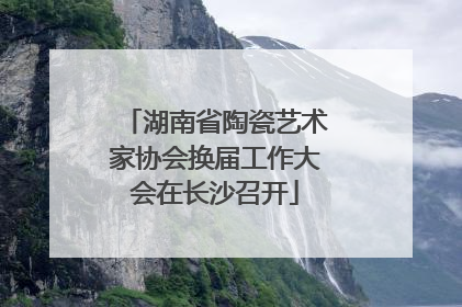 湖南省陶瓷艺术家协会换届工作大会在长沙召开