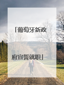 葡萄牙新政府宣誓就职