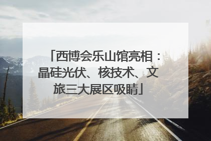 西博会乐山馆亮相：晶硅光伏、核技术、文旅三大展区吸睛
