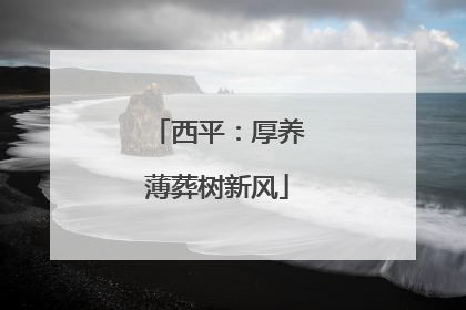 西平：厚养薄葬树新风