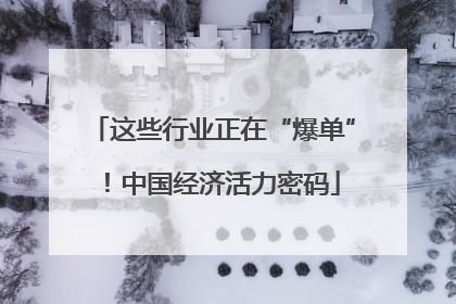 这些行业正在“爆单”！中国经济活力密码