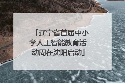 辽宁省首届中小学人工智能教育活动周在沈阳启动