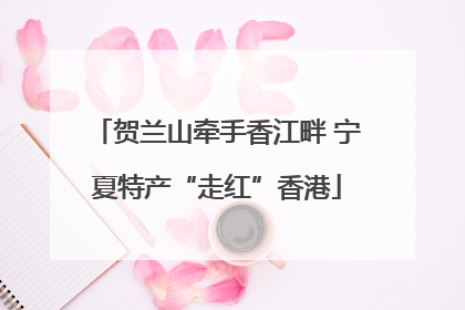 贺兰山牵手香江畔 宁夏特产“走红”香港