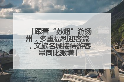 跟着“苏超”游扬州，多重福利迎客流，文旅名城接待游客量同比激增