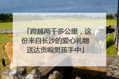 跨越两千多公里，这份来自长沙的爱心礼物送达贡嘎男孩手中