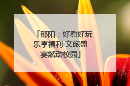 邵阳：好看好玩乐享福利 文旅盛宴燃动校园