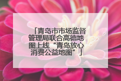 青岛市市场监督管理局联合高德地图上线“青岛放心消费公益地图”